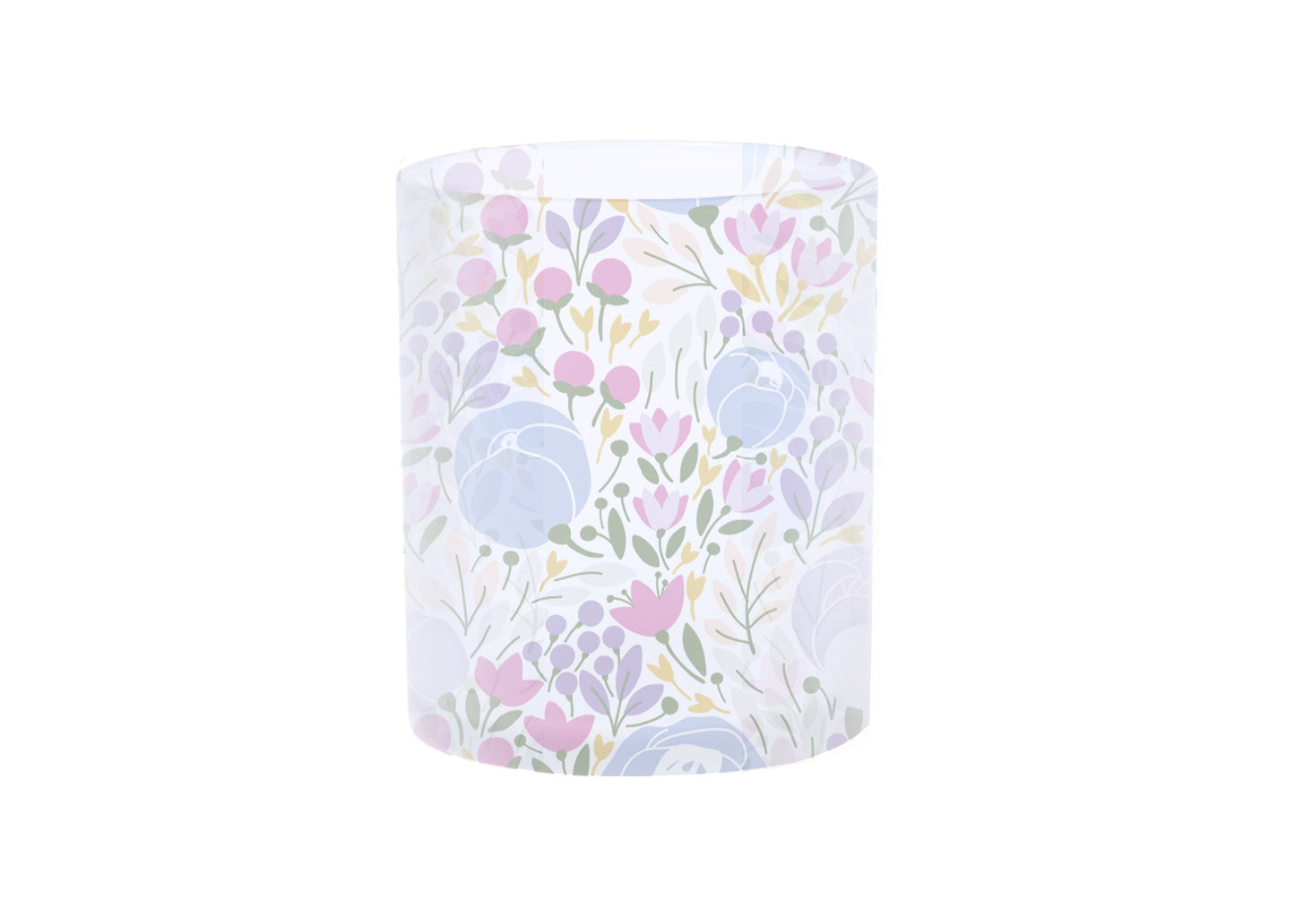 Mug en verre dépoli