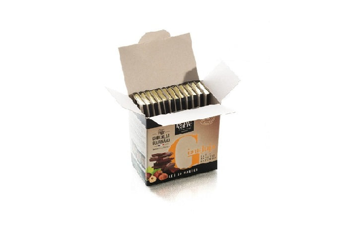 Boîte de 20 carrés de chocolats