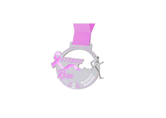 Médaille octobre rose création sur mesure