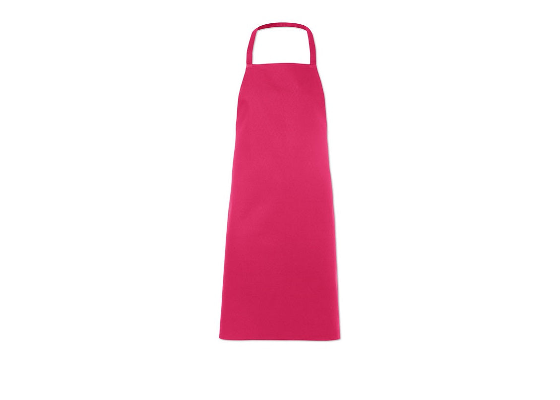 Tablier de cuisine rose en coton