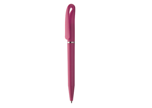 Stylo à bille rose en plastique