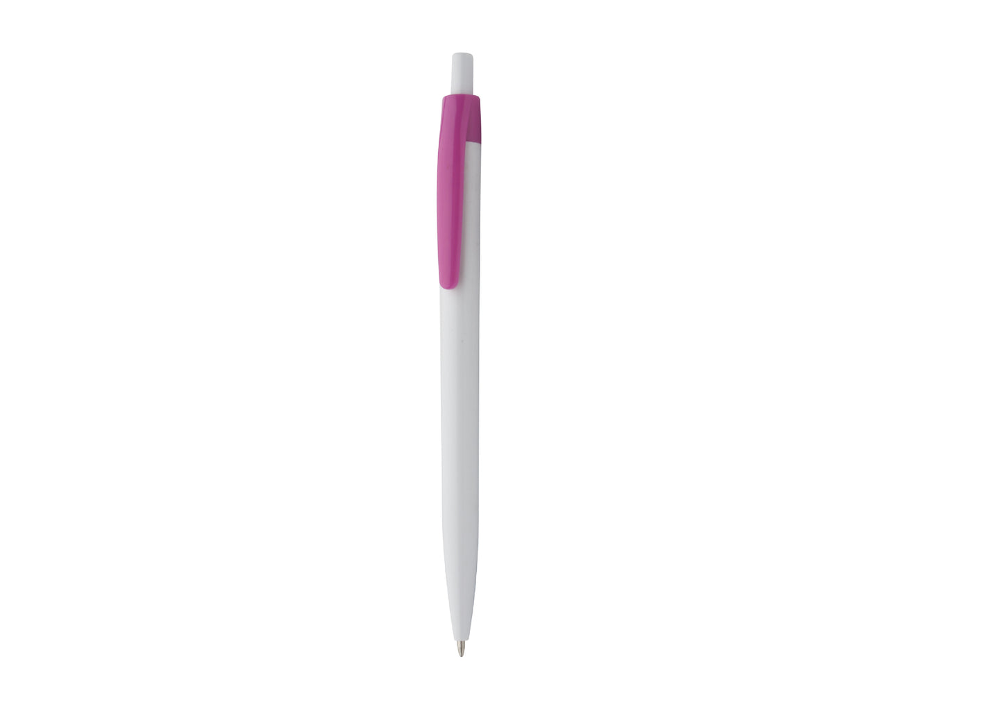 Stylo à bille rose en plastique