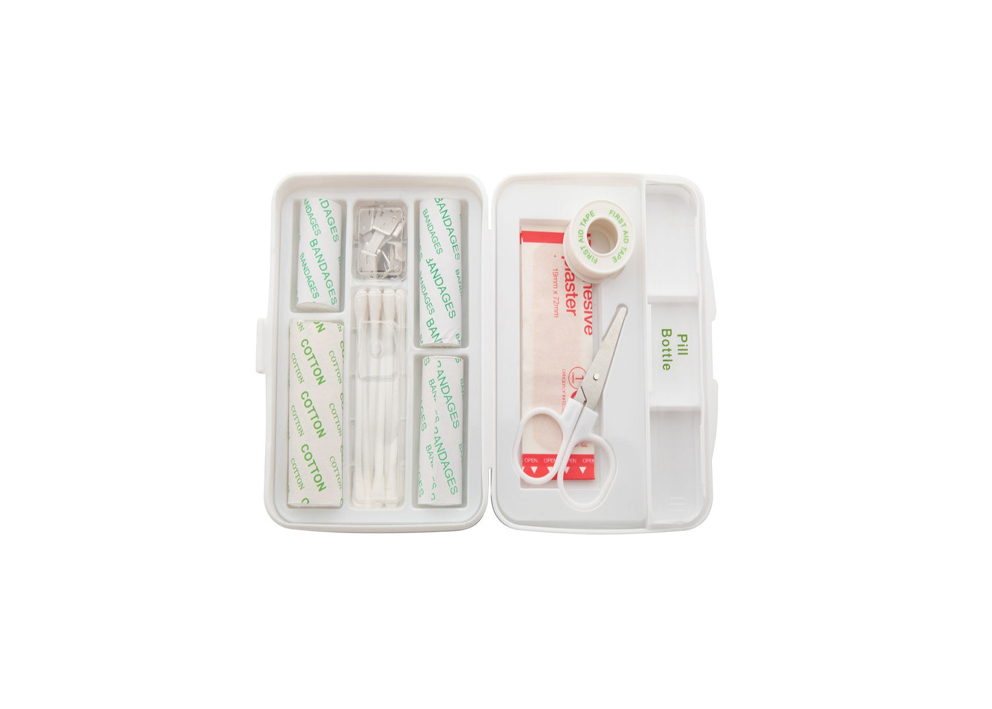 Trousse de premier secours en plastique