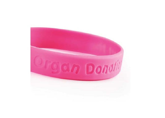 Bracelet en silicone rose