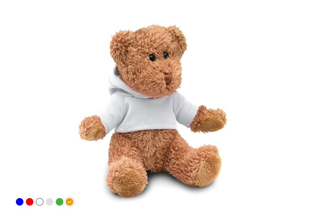 Peluche Personnalisée Mini Ours avec sweat 15cm