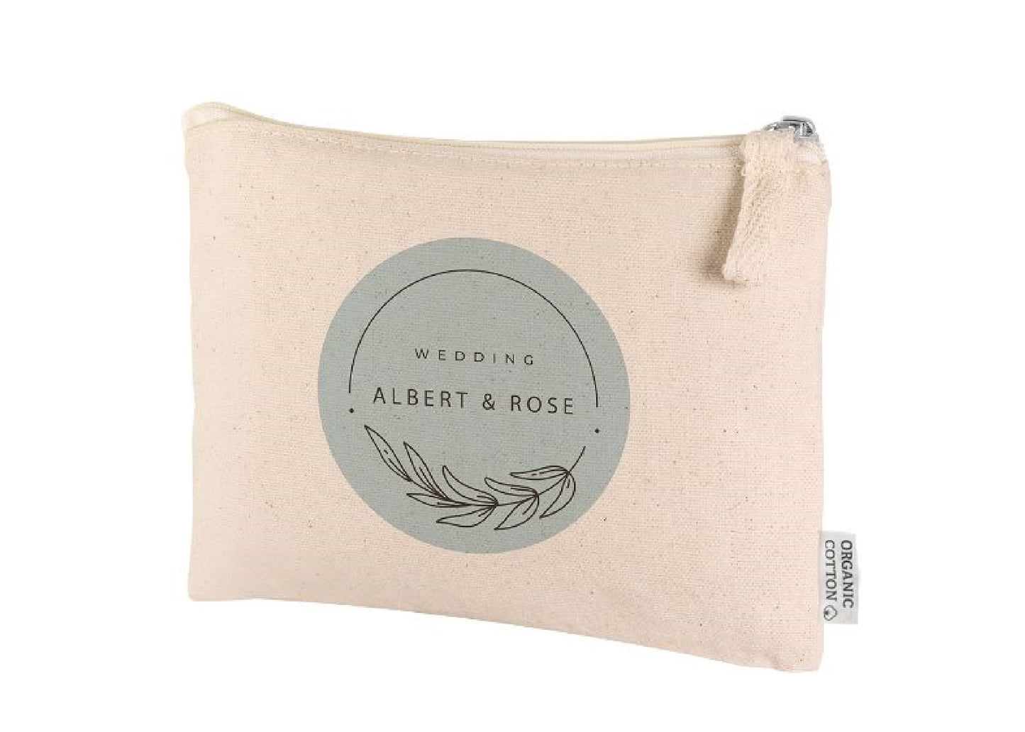 Trousse en coton bio personnalisée